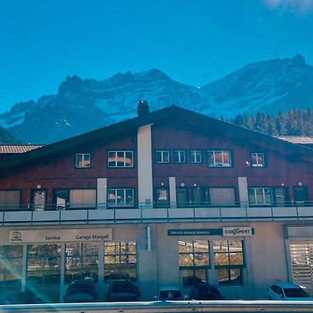 Studio Im Modernen Alpenstyle Adelboden Exterior foto